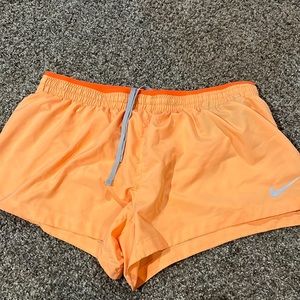 Nike Orange Running Shorts